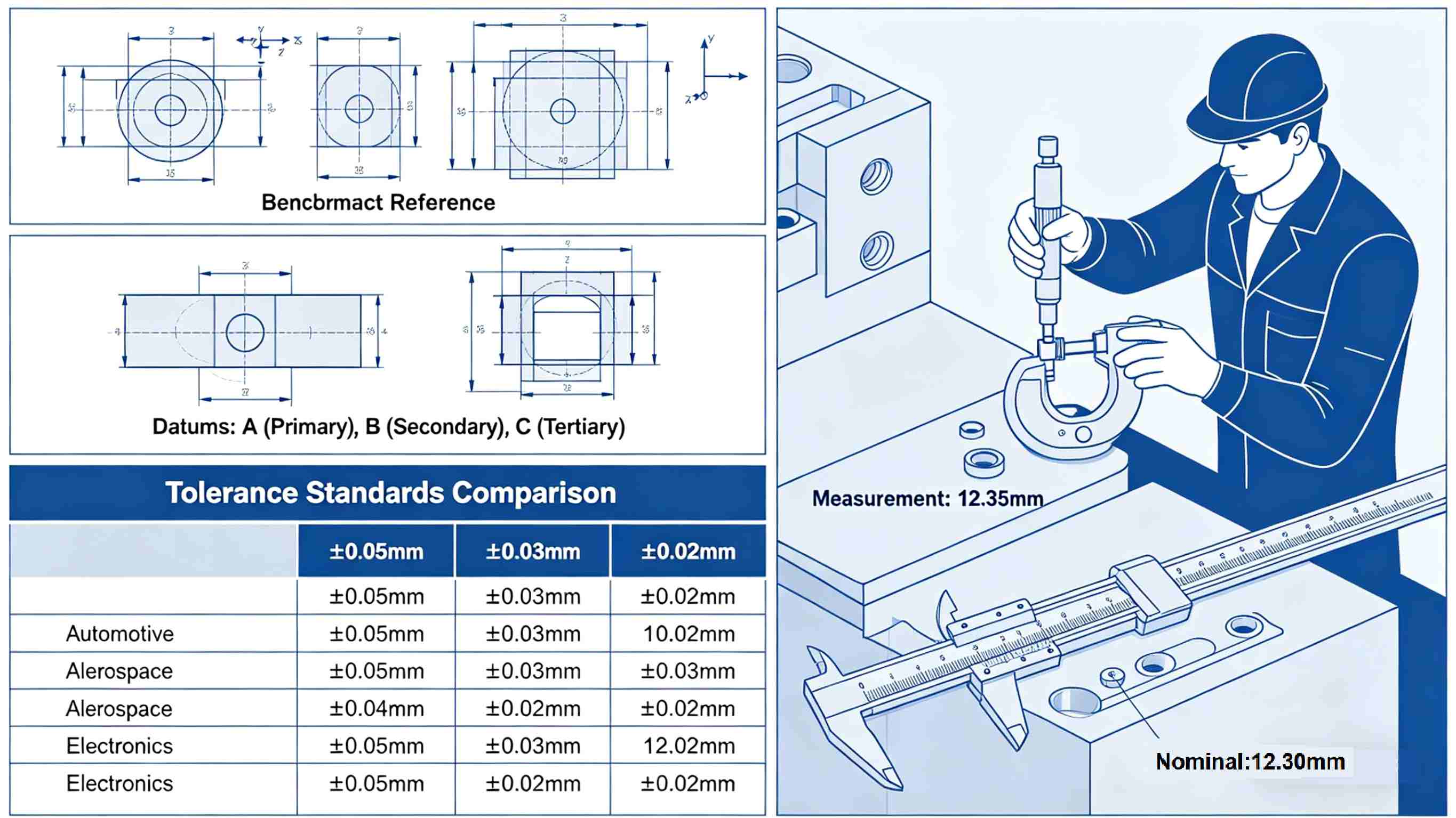 stamping mold parts standard tolerance